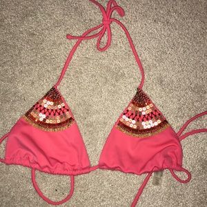 Victoria Secret Bikini top sequins